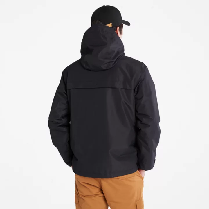 Veste imperméable 3 en 1 Benton pour homme en noir