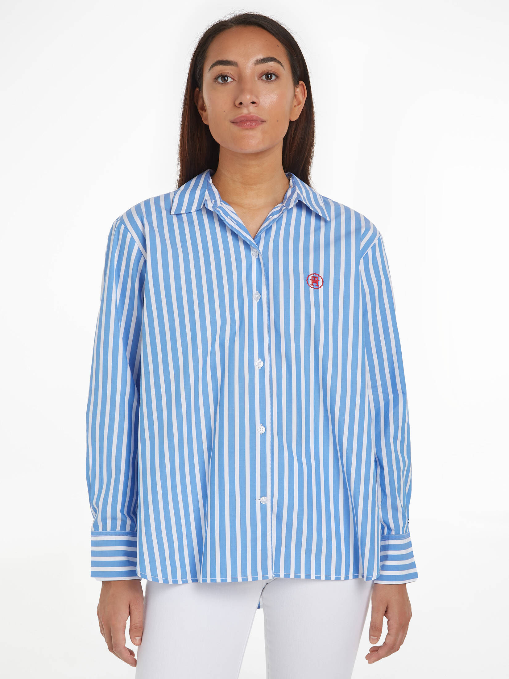 Tommy Hilfiger| Damen Bluse Relaxed Fit