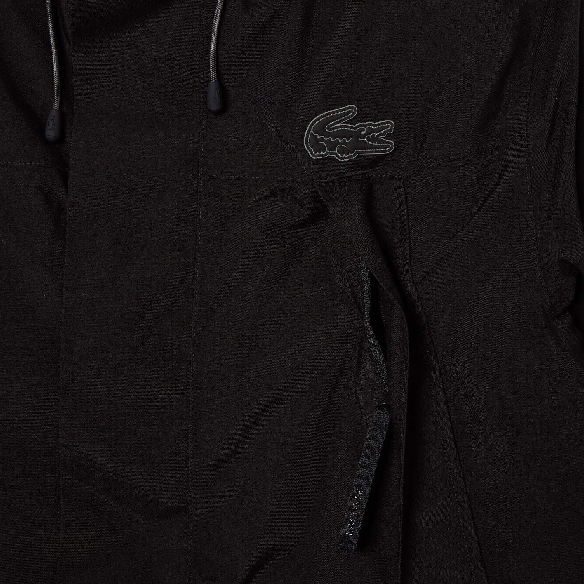 Colourblock-Kapuzen-Parka mit verschiedenen Taschen Jacken & Mäntel - Schwarz - Lacoste - Herren