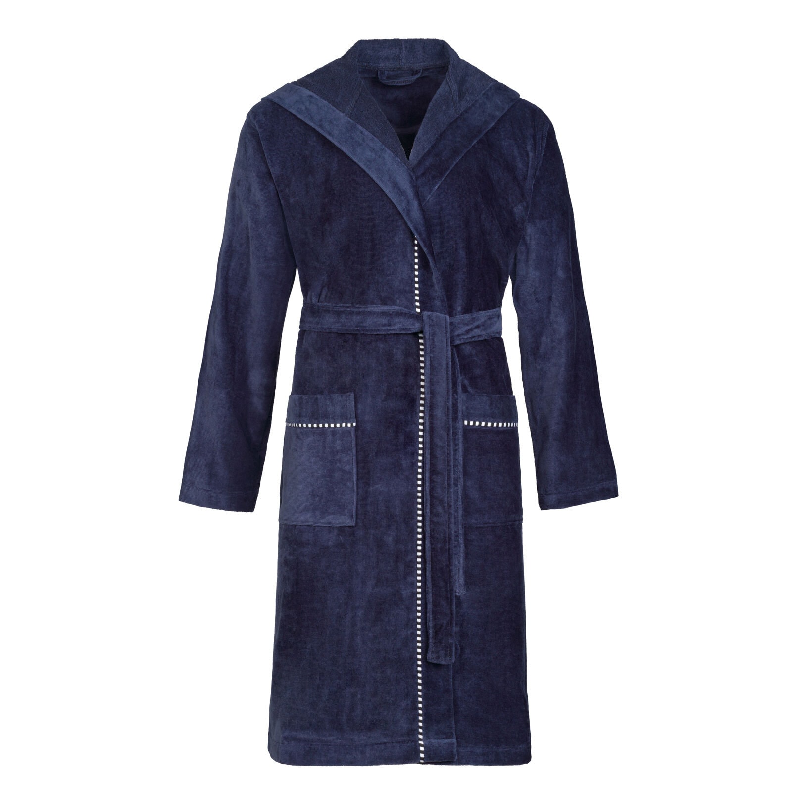 ESPRIT Bademantel BOX USM S dunkelblau