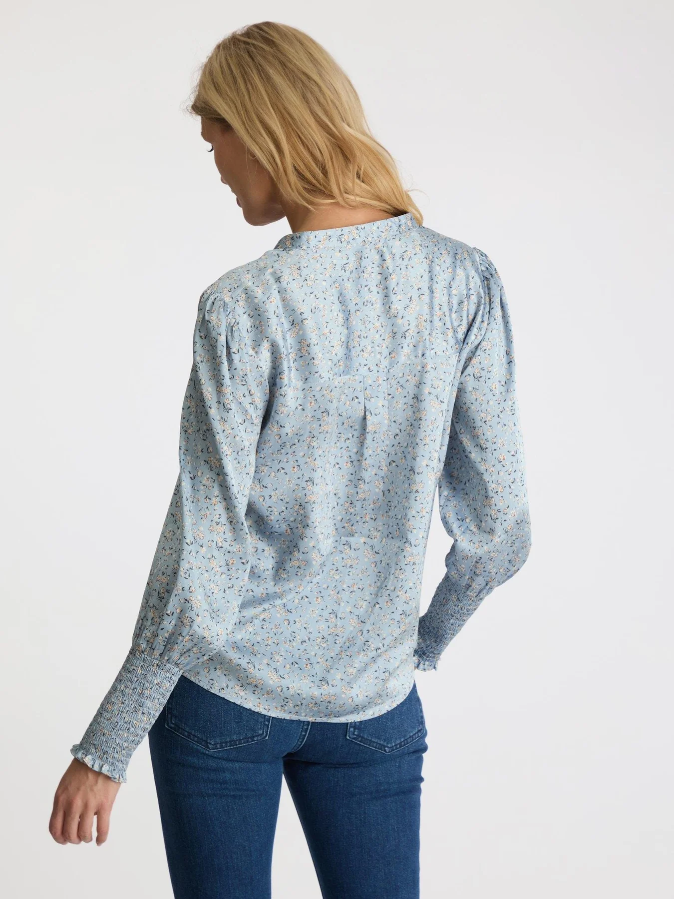 Neo Noir Landa Mini Print Blouse
