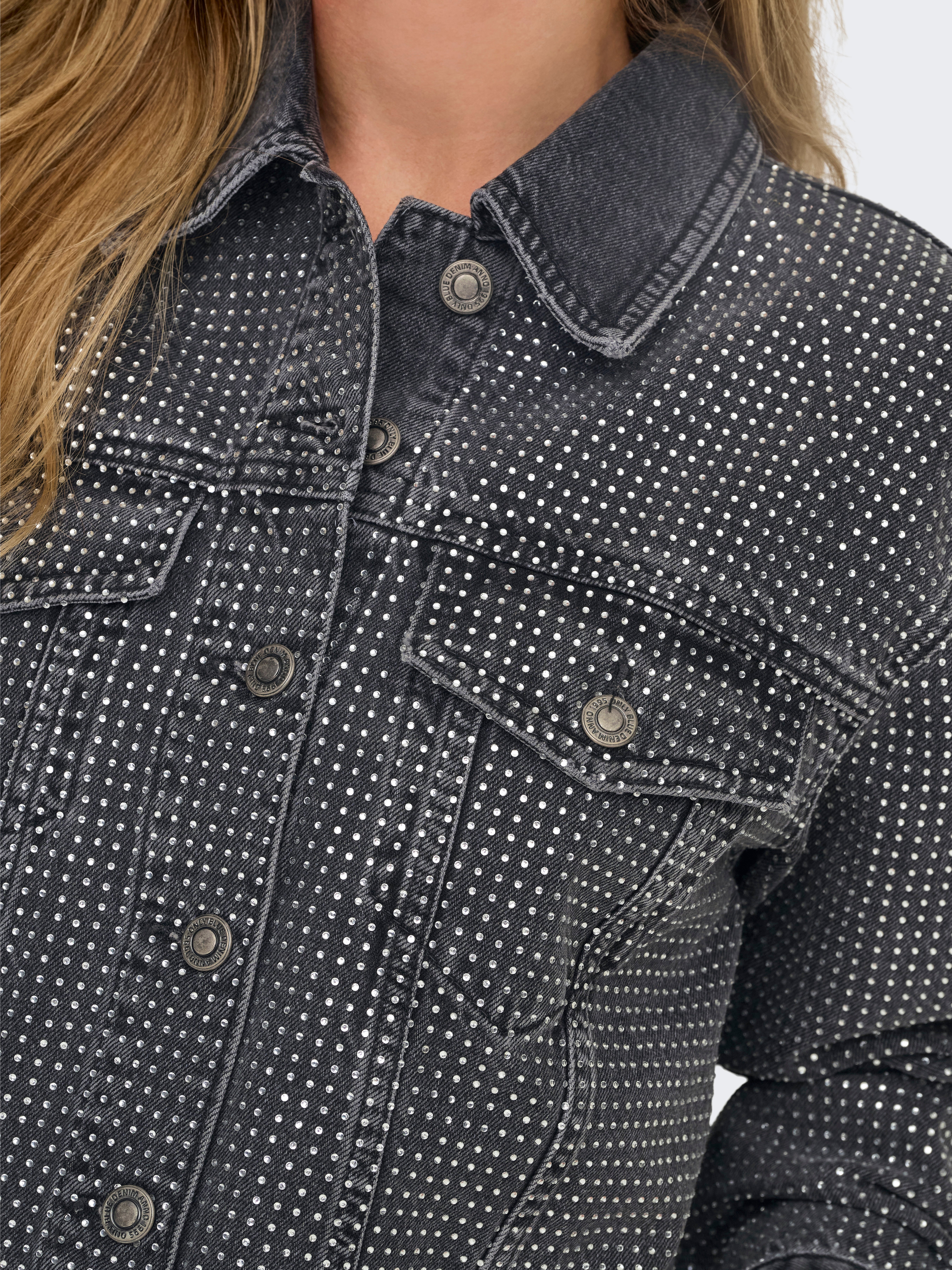 ONLHUDSON Jeansjacke Grey Denim