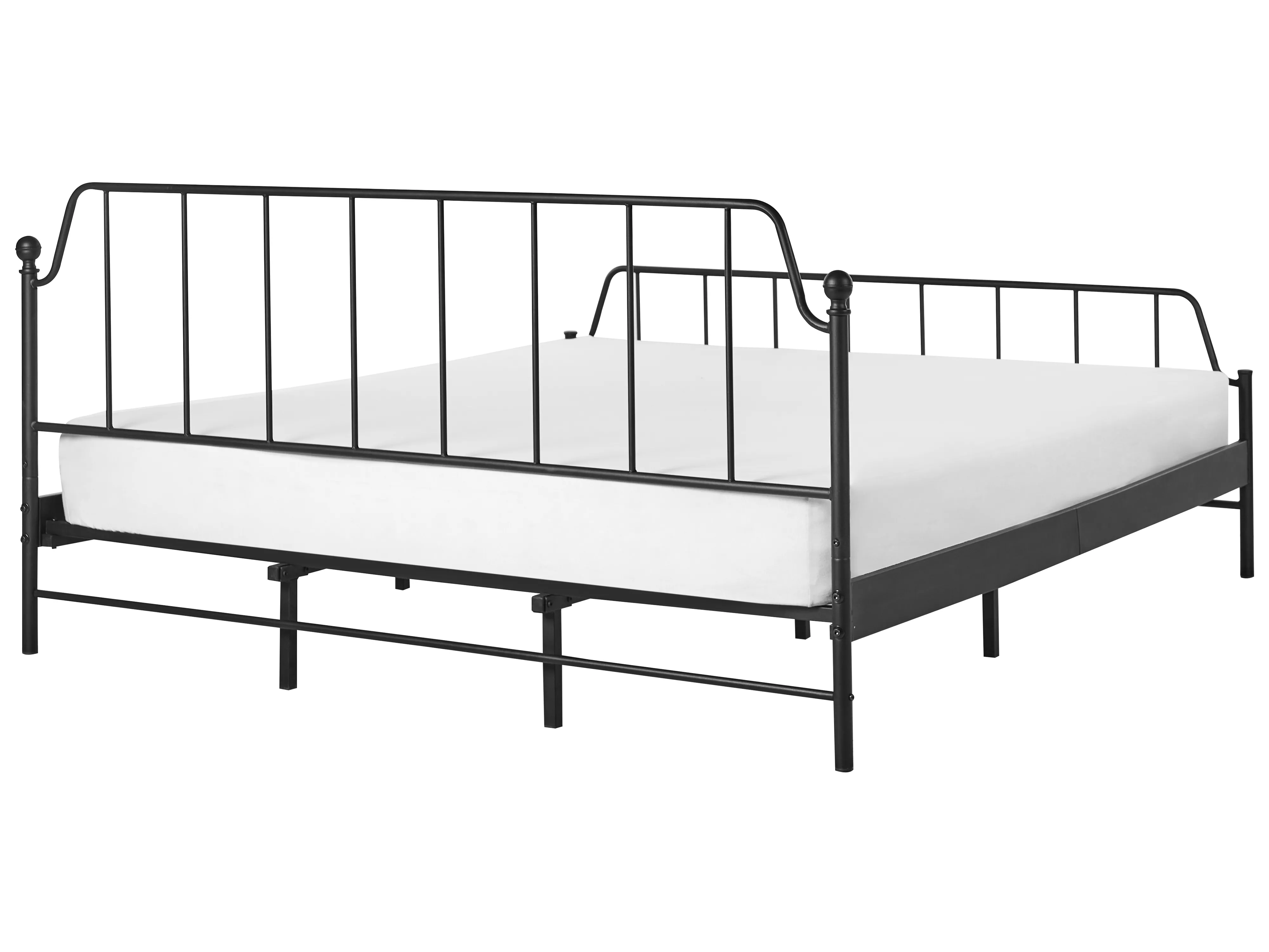 Bed Metaal MAURESSAC 180 x 200 cm Zwart