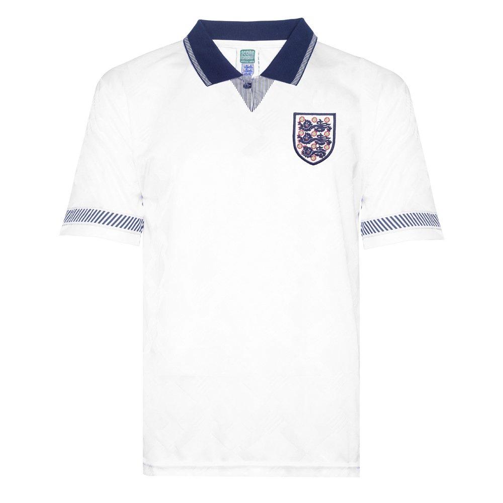 Score Draw England 1990 Home Shirt Adults