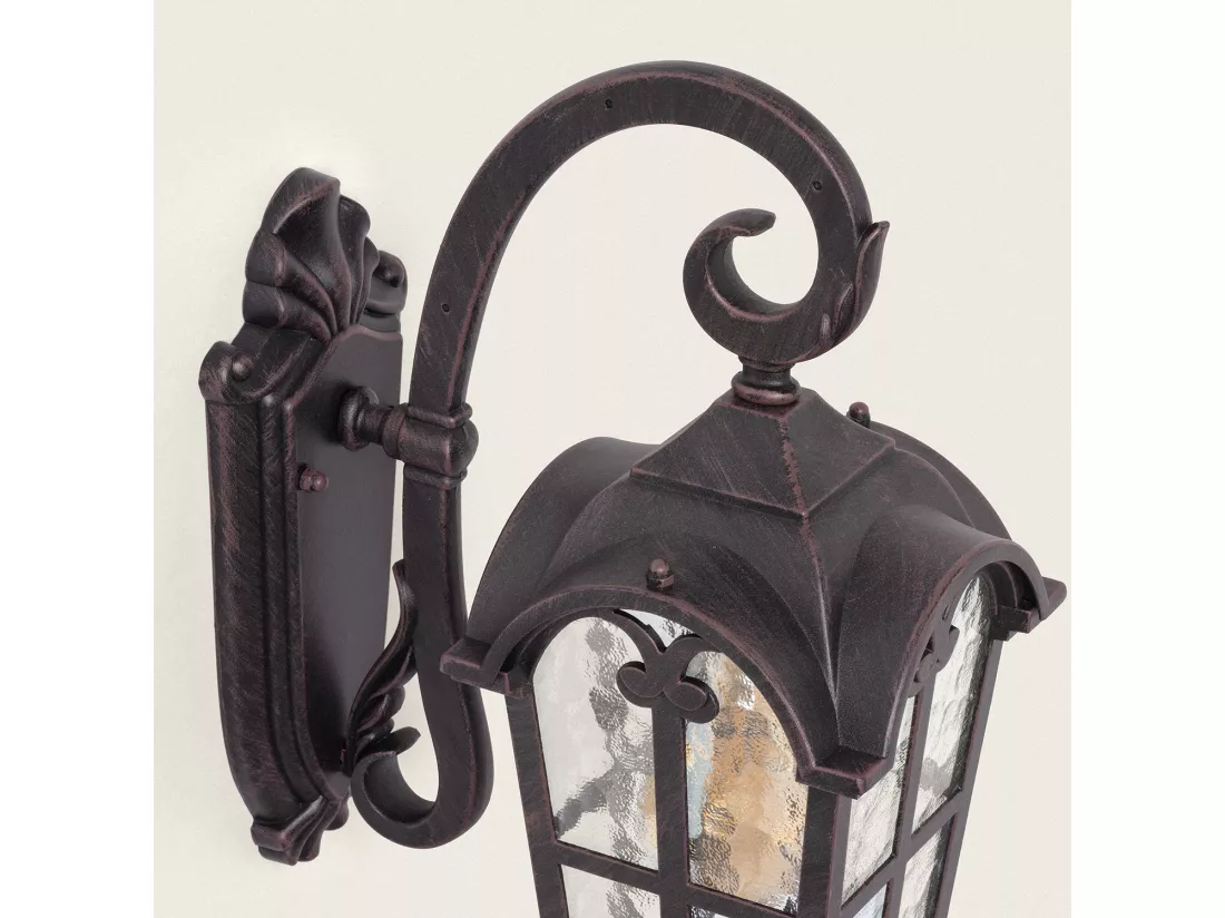 Lampe Murale Extérieure Aluminium Quilvex Rouille