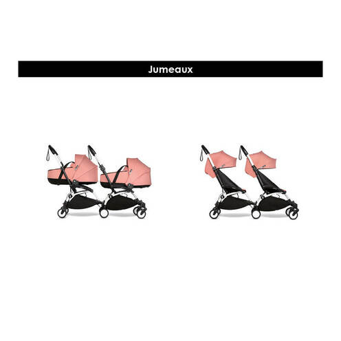 Cadre de poussette YOYO Connect Noir - STOKKE