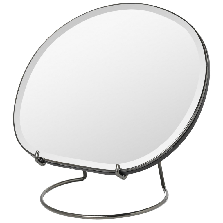 Ferm Living Pond tafel spiegel dark chrome