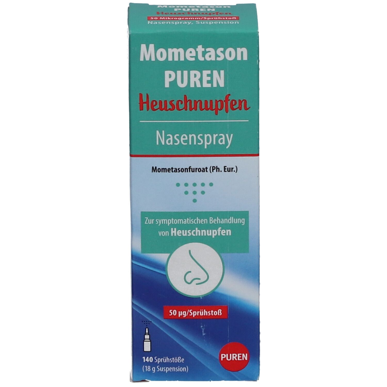 MOMETASON PUREN Heuschnupfenspray 50µg/Sprühstoß