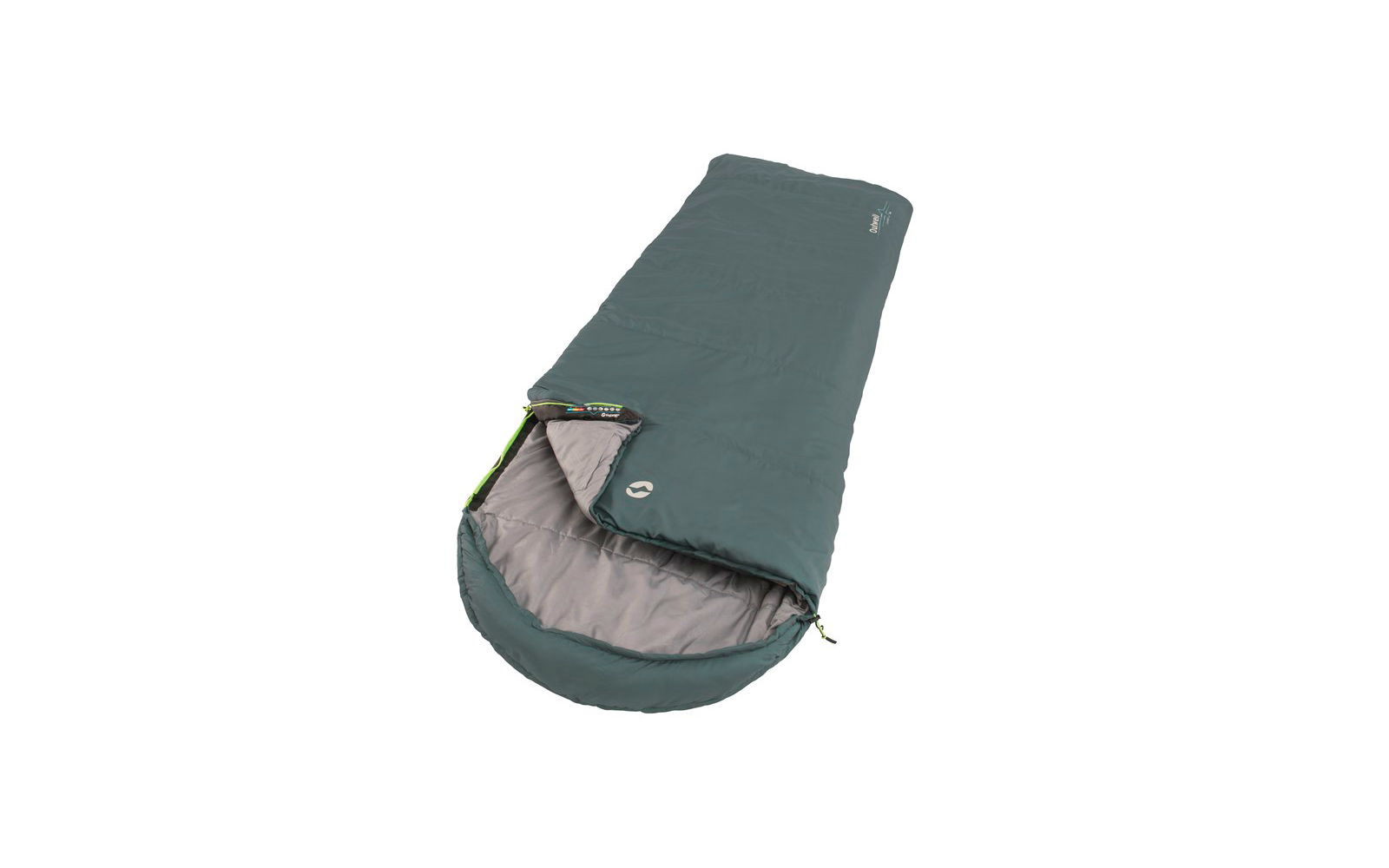 Outwell Campion Lux Teal Deckenschlafsack 225 x 85 cm dunkelgrün