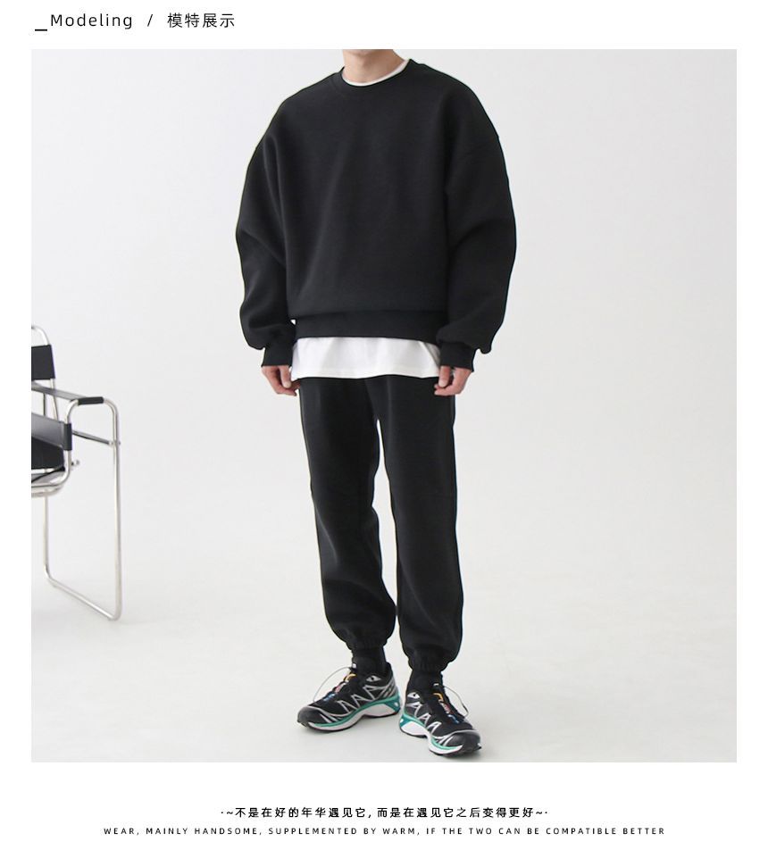 Okwano - Sweatshirt met ronde hals en elastische taille