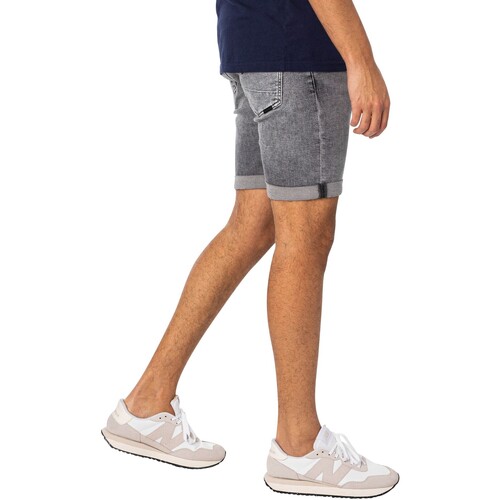 G-Star Raw - Shorts Vaqueros Ajustados Dahlia Gris