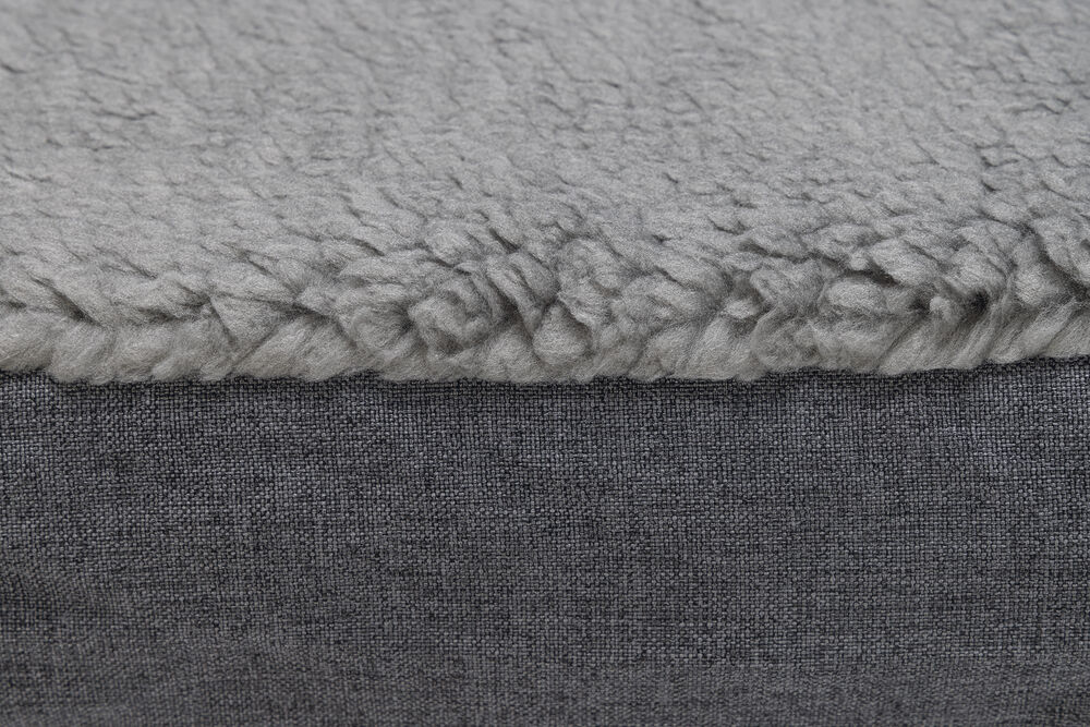Beeztees Zira - Orthopedisch hondenkussen - grijs - 9x50x75 cm - M