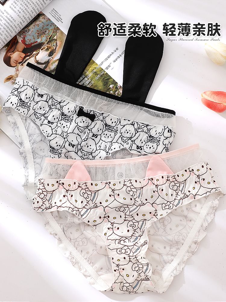 Pancherry - Koppelset: Cartoon Print Panty + Boxershort
