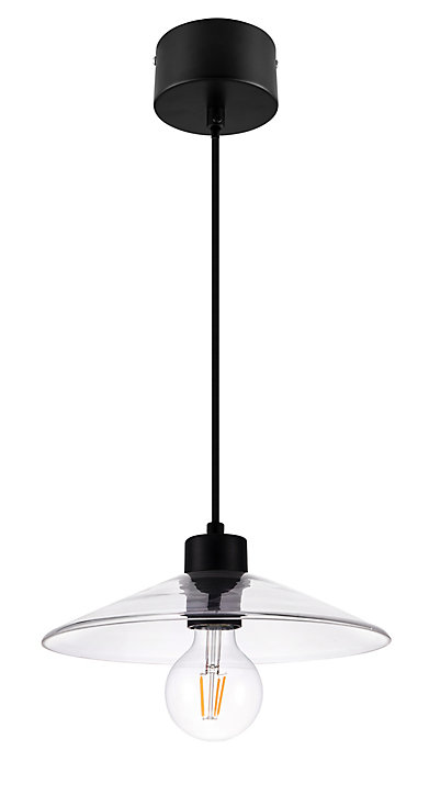 Suspension Zanbar GoodHome transparent IP20 E27