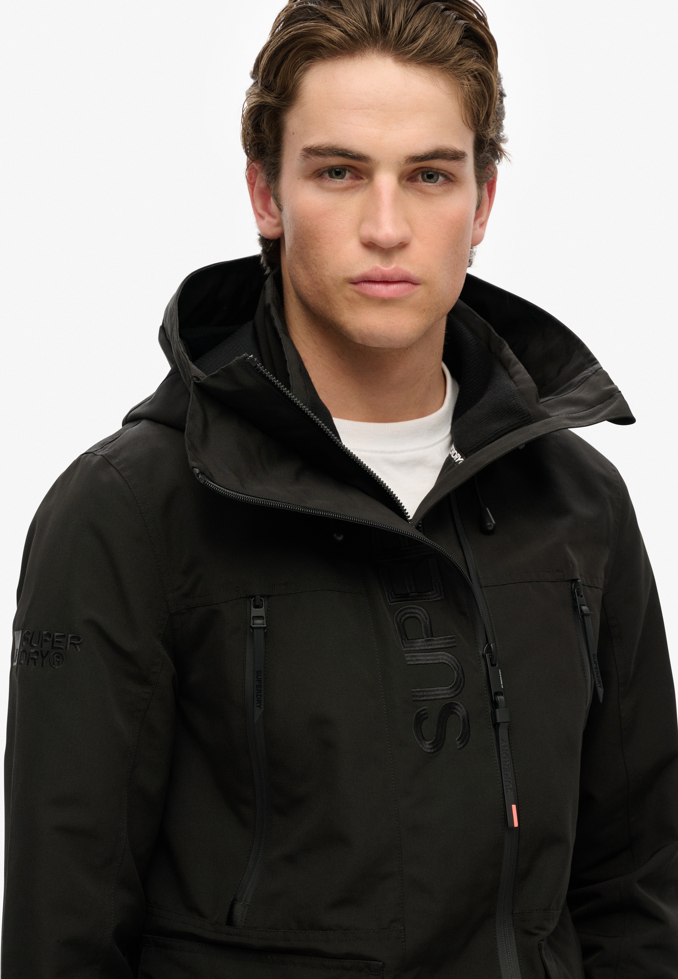 Superdry Outdoorjacke »HOOD ULTIMATE EMB WINDBREAKER« mit Kapuze