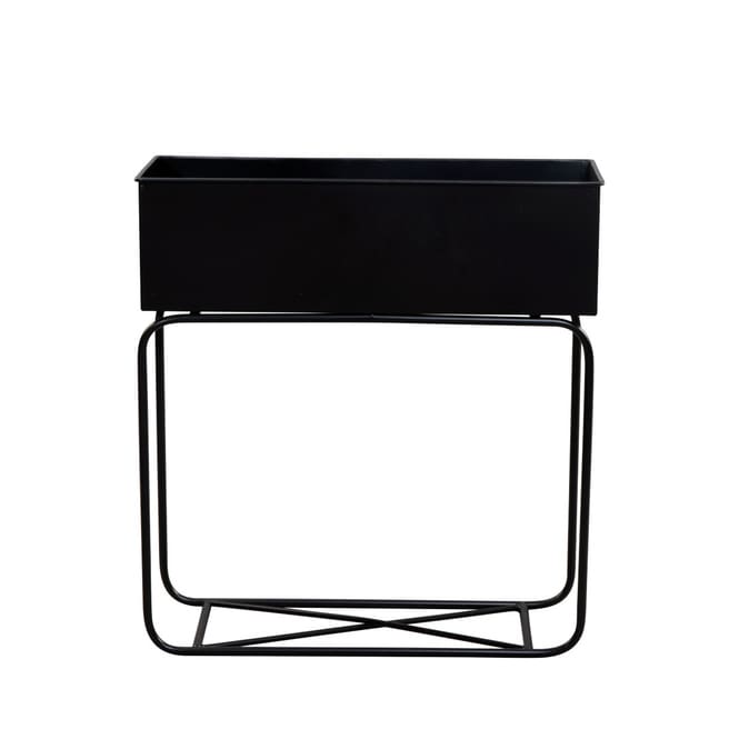 Pflanztopf - Größe L - rechteckig - schwarz- ca. 55 x 20 x 69 cm