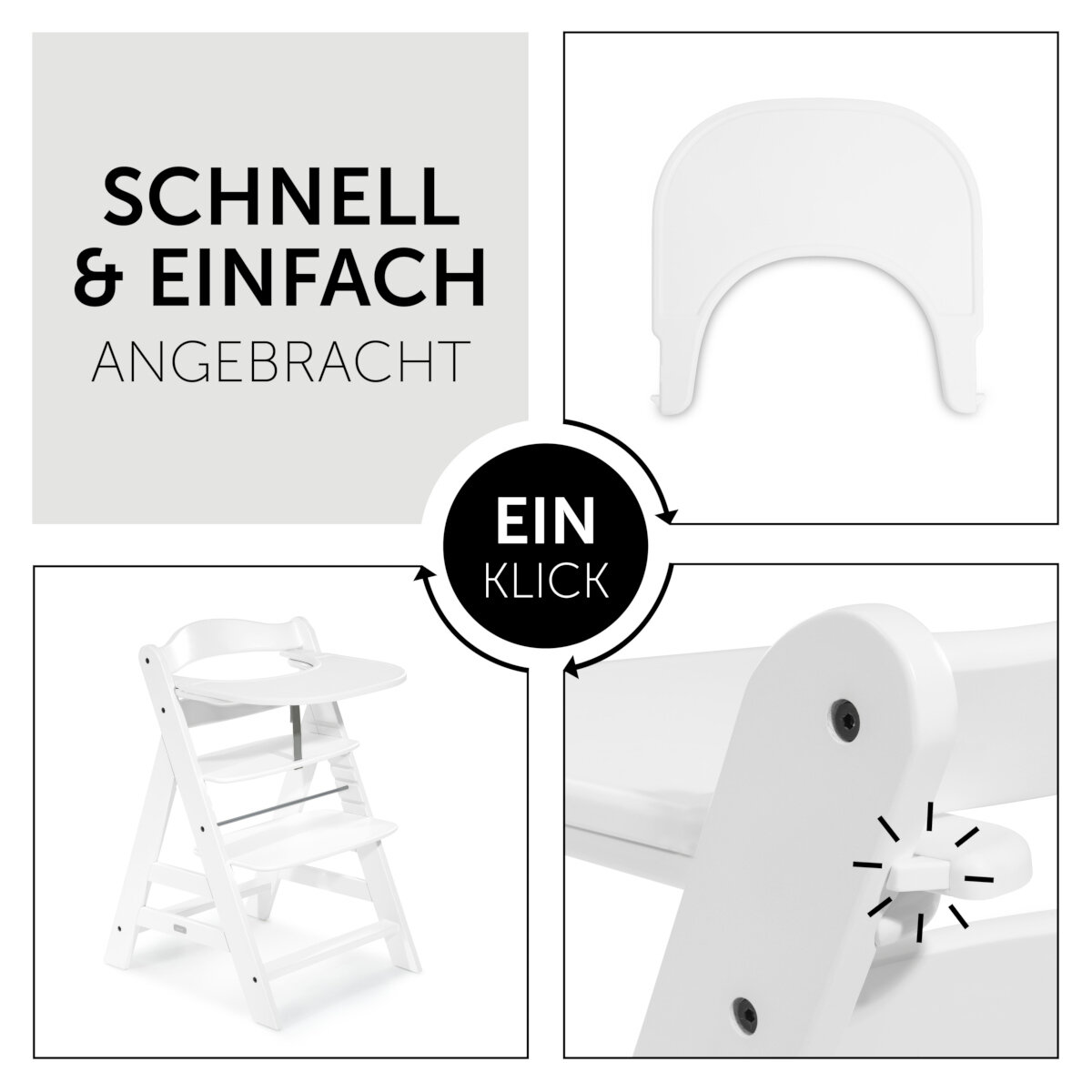 Hauck GmbH + Co. KG Hauck Tisch Tray für Hochstuhl Alpha+