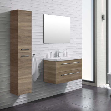 Atlantic Badkamermeubel Sienna met Spiegel - Hout 60 cm