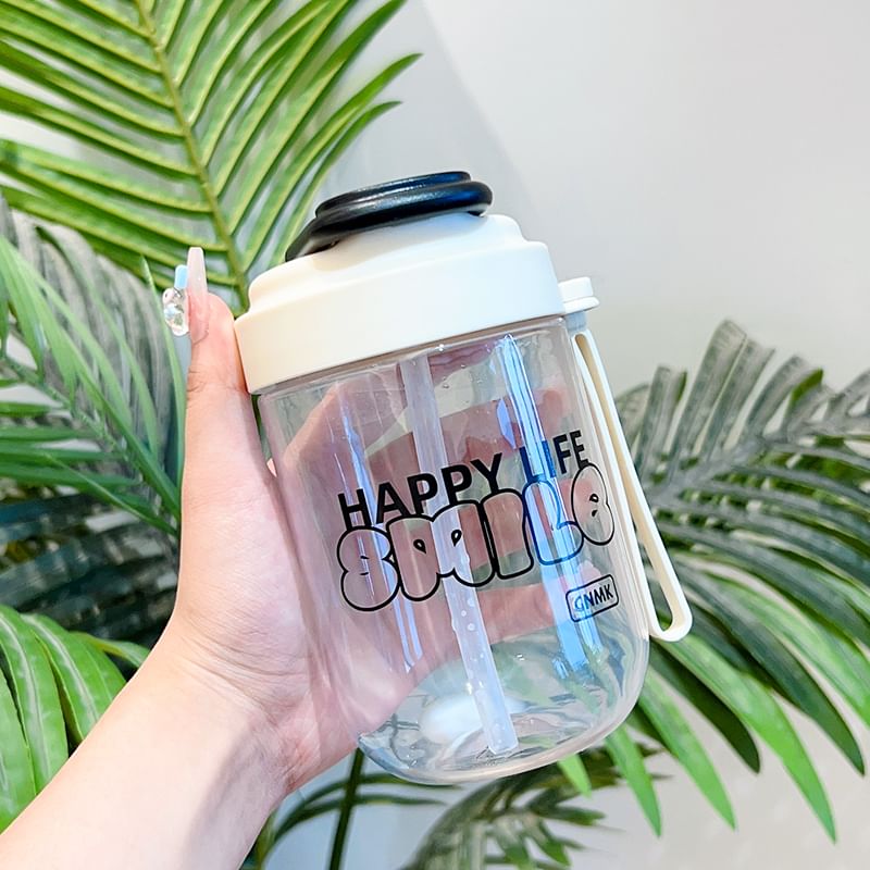 Fenmo - Belettering Tritan Plastic Proteïne Shaker Drinkfles