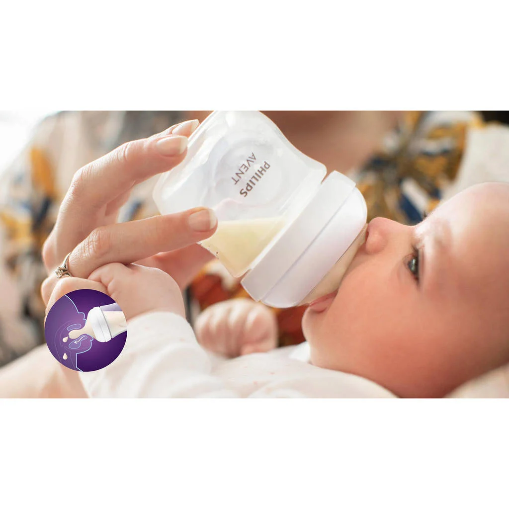 Voorkeur voor oude speenNatural Response Babyfles 2x 260 ml 1M+ Snelheid-3 speen SCY903/02