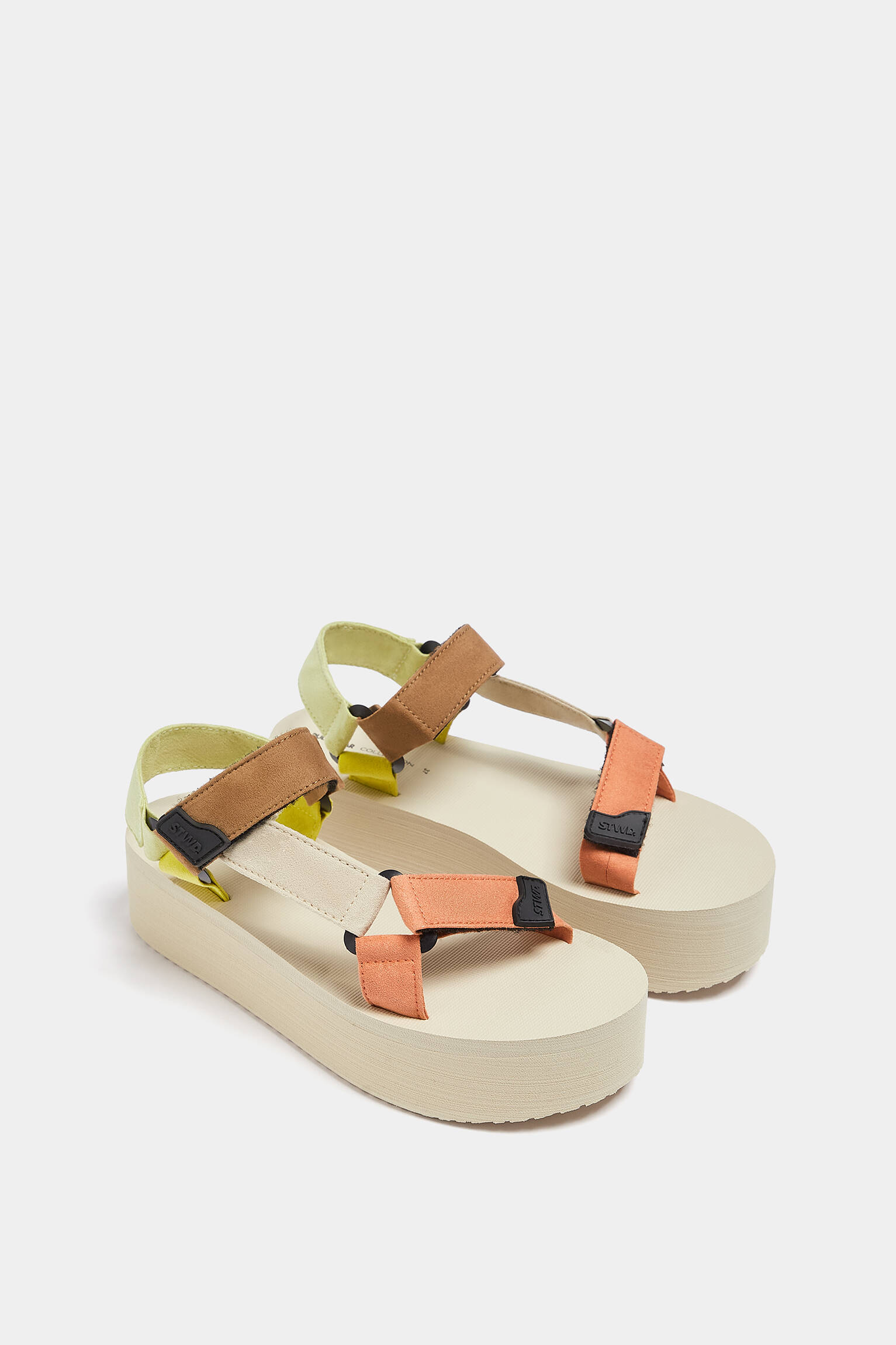 SANDÁLIA ESPORTIVA DE PLATAFORMA - MULTICOLORIDA