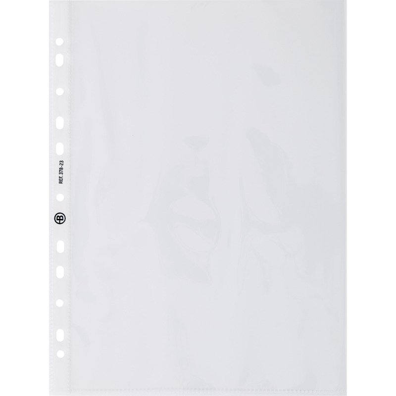 Pack 100 pochettes perforées Bruneau A4 polypropylène lisse 9/100e + 100 OFFERTES
