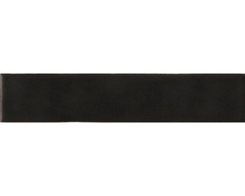 Japandi wandtegel Kyushu zwart mat 5x25 cm