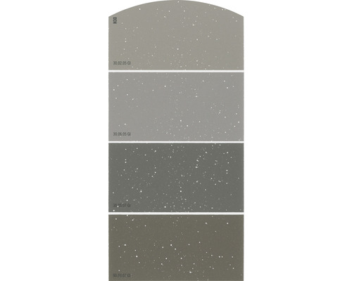 Kleurstaalkaart, kleurenkaart H30, glittereffect, intens bruin kleurenschema, 21x10 cm