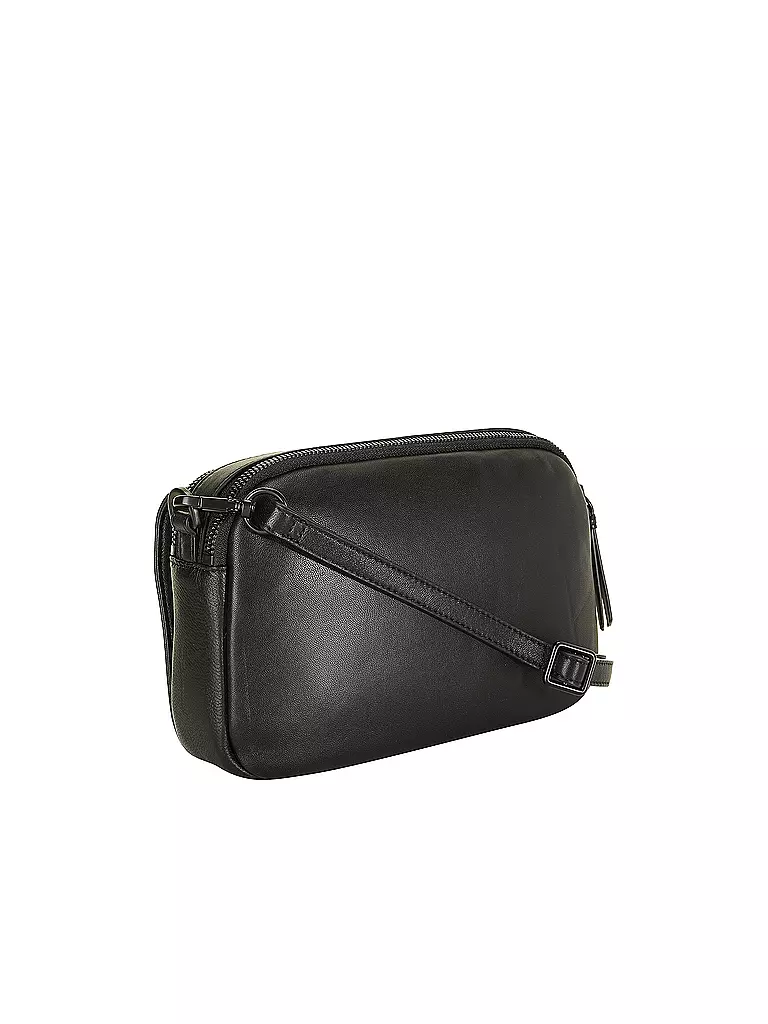 LES VISIONNAIRES Ledertasche - Umhängetasche EMILY SILKY  schwarz