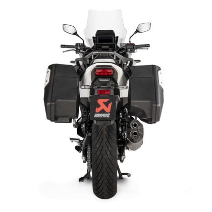 Silencieux Akrapovic Titane noir embout Carbone - Gris