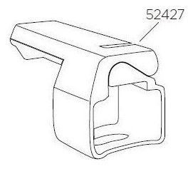 Thule 52427 Support de fixation pour SkiClick-THULE