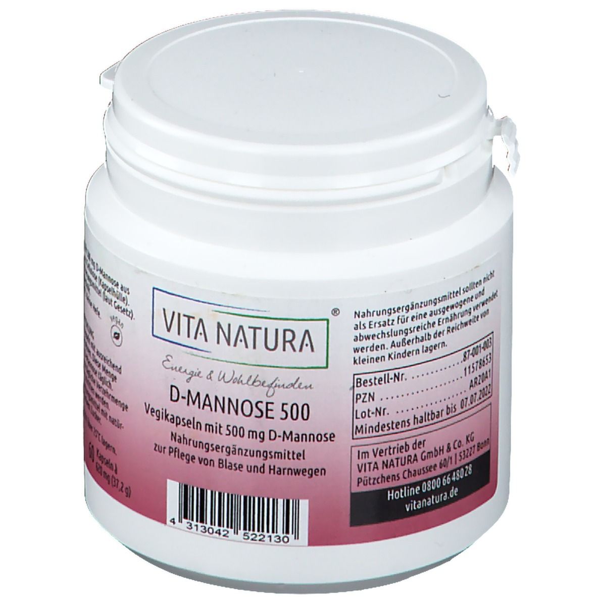 D-Mannose 500 mg