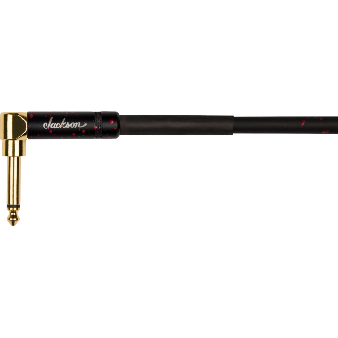 Jackson High Performance jack kabel zwart-rood recht-haaks 3.33 m