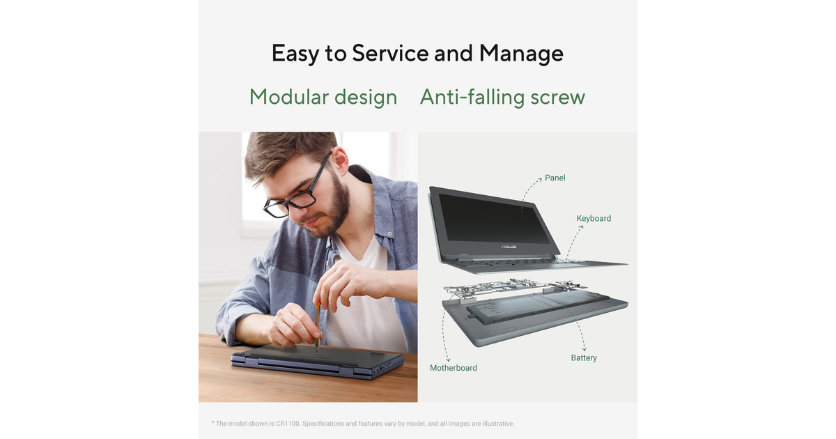 ASUSChromebook CR11 CR1104CTA-NS0150 11.6