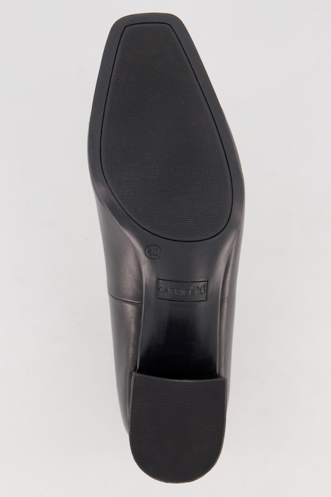 Caprice Leder-Pumps, farbige Spitze, Komfortweite