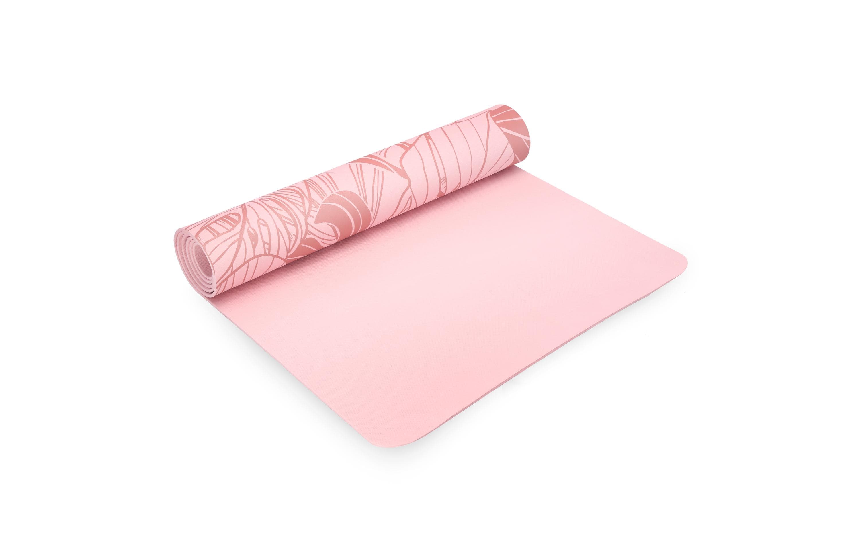 Yogamatte Leaf 183 x 61 x 0.4 cmRutschfeste Yogamatte sorgt für Stabilität bei den Übungen