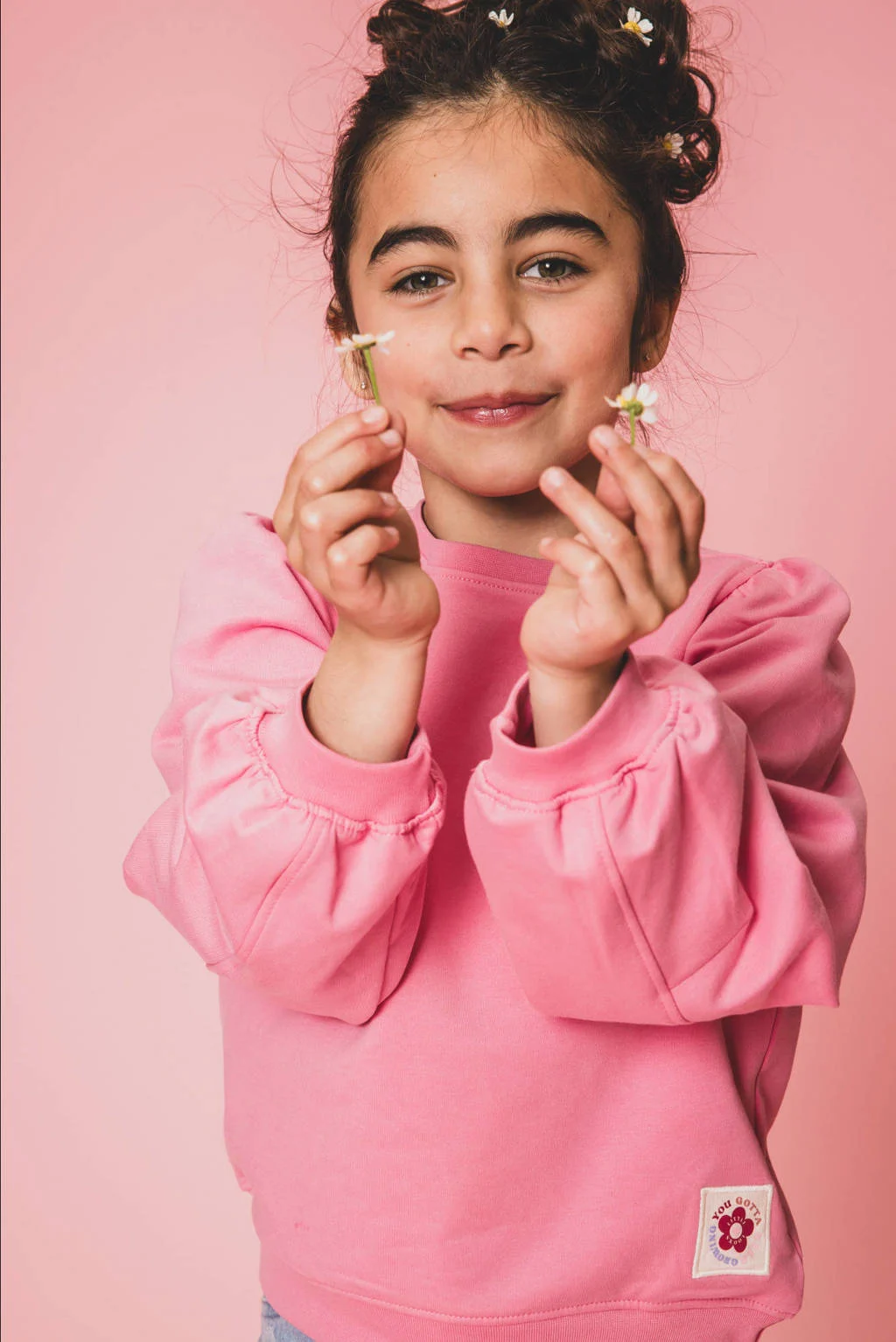 LOOXS sweater roze