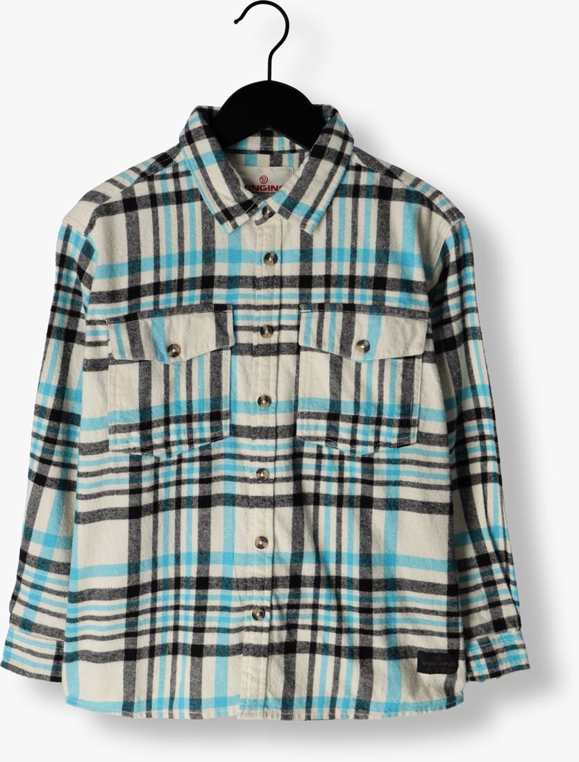 VINGINO blauwe vingino overshirt leano ( oversized)