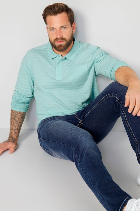 Boston Park Poloshirt, Langarm, Ringel, bis 72/74