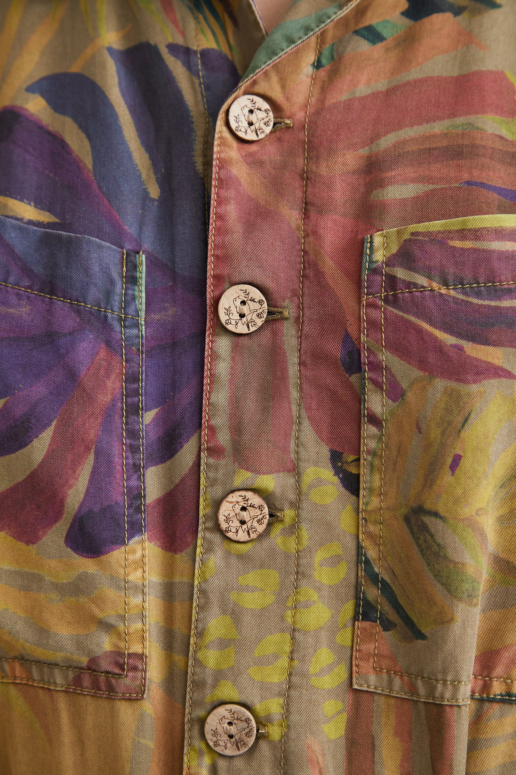 Combinaison camouflage floral