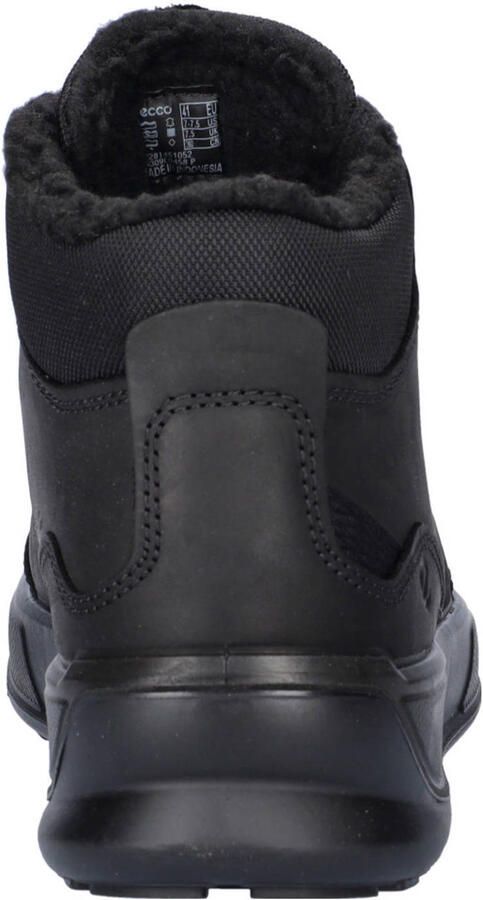 Ecco Byway gevoerde nubuck sneakers zwart