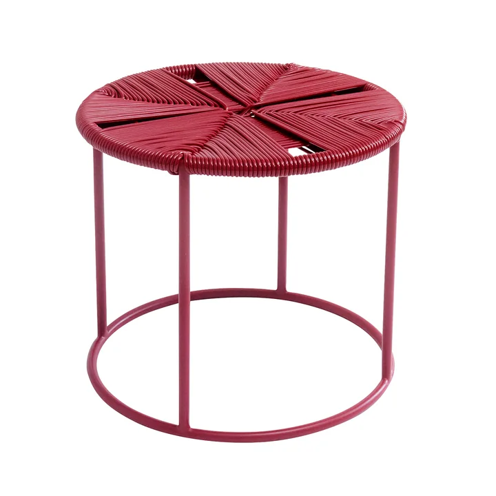 Acapulco Design - The Side Table, mesita, CDMX_3, burgunderrot