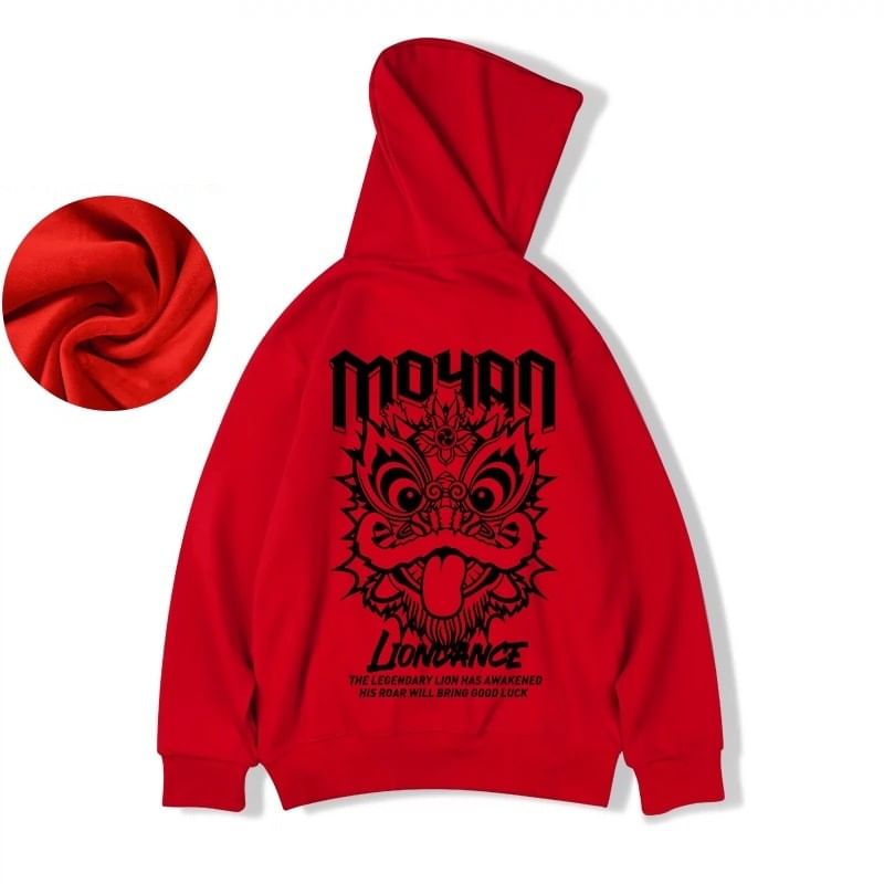 Cowpow - Cartoon Print Hoodie