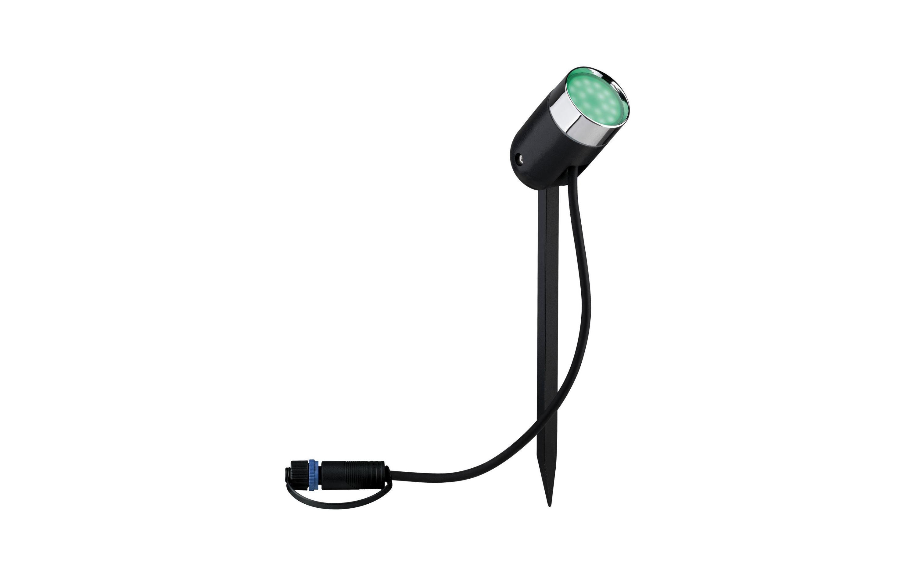 Gartenleuchte Plug & Shine PIKE RGBW Spot 40 °, ZigBeeSteuerbares Lichtobjekt mit Farbwechsel