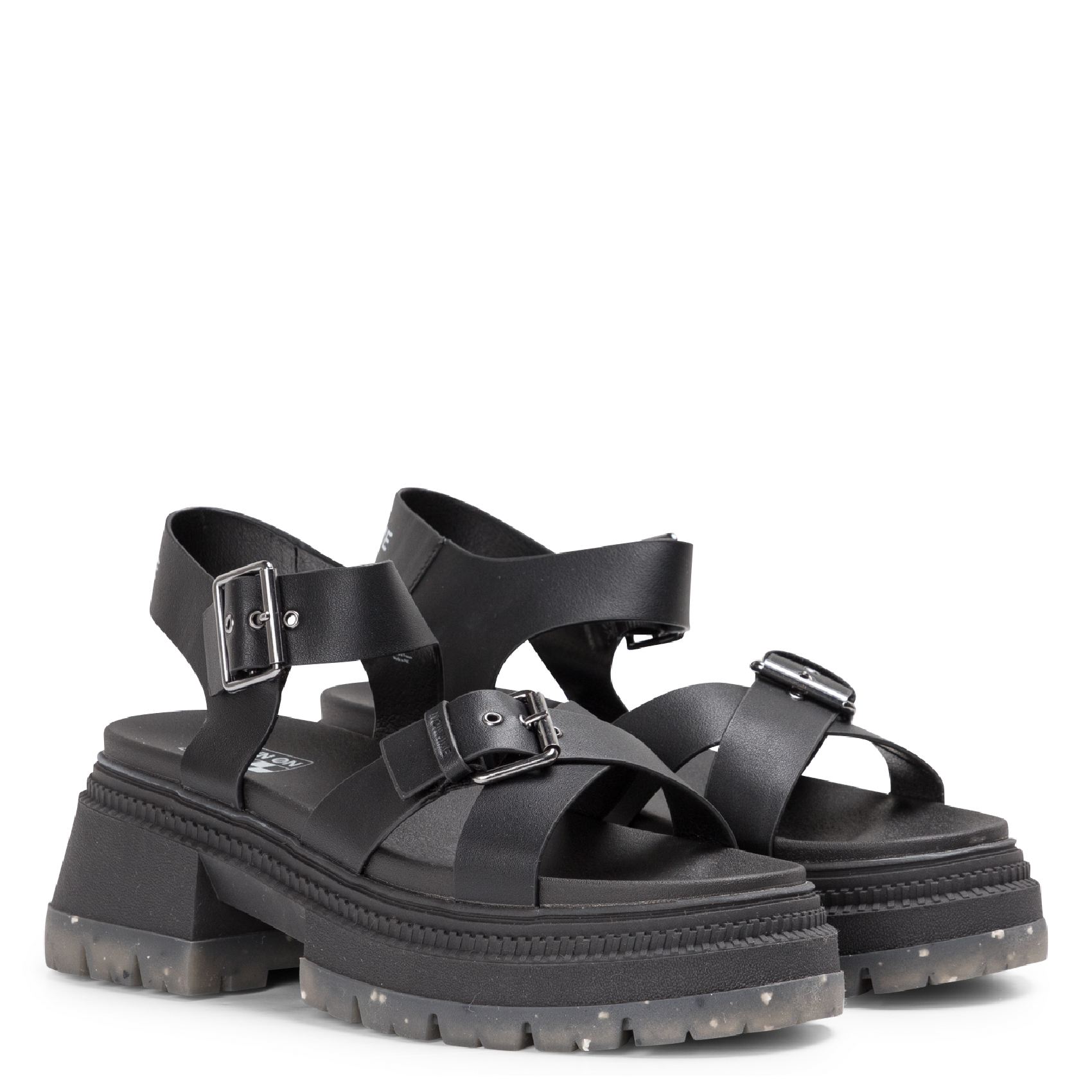 STRONG SANDAL - Sandales STRONG à brides| Noir