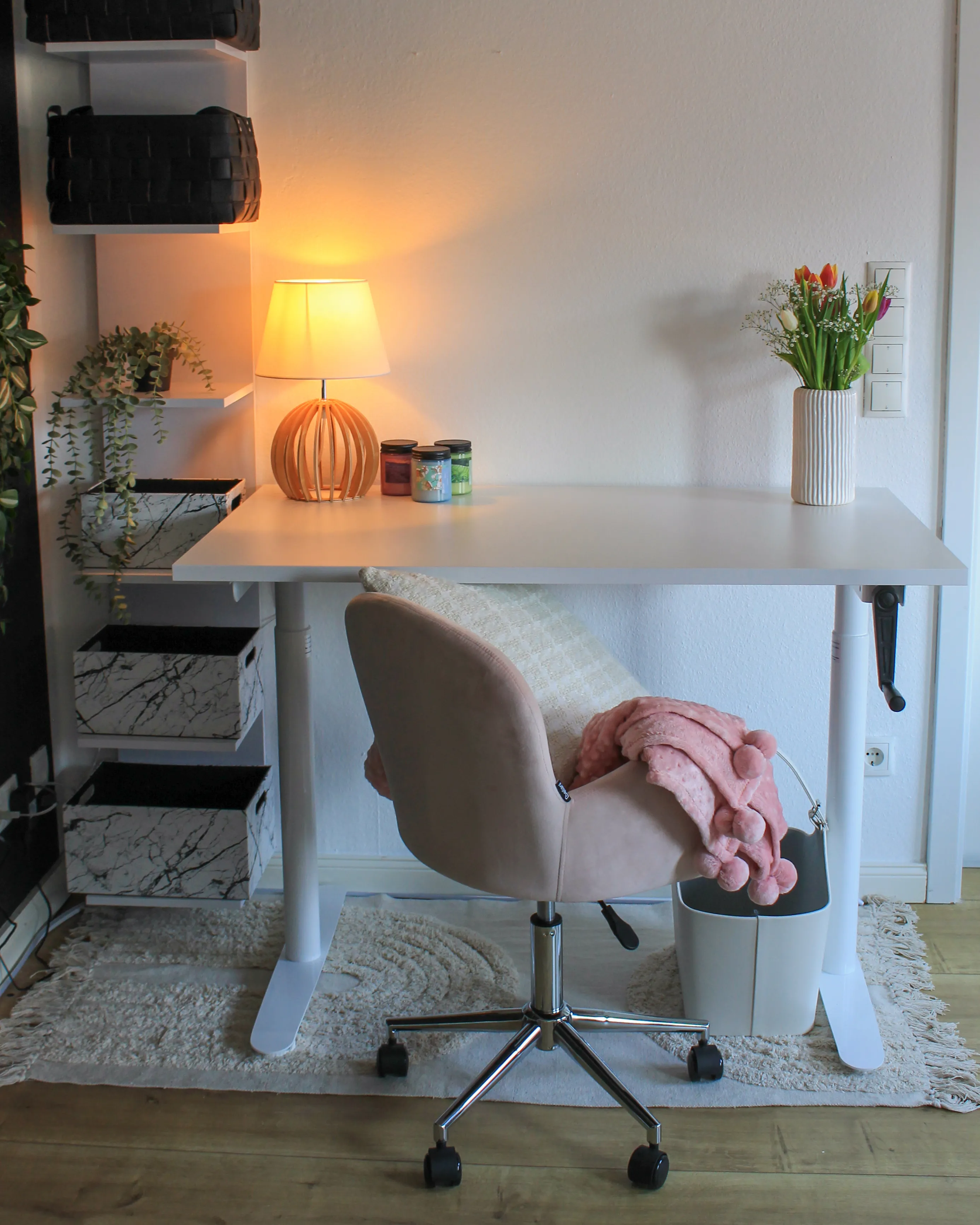 Set van 2 manden SIPPAR Kunstleer Zwart
