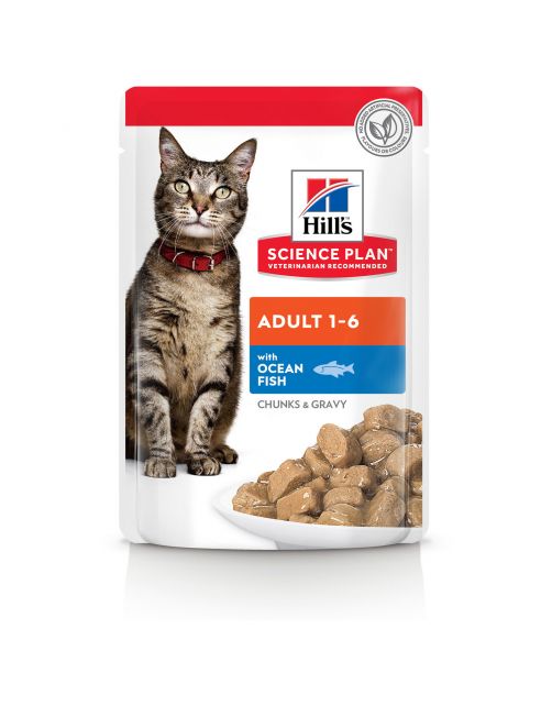 Hill's Feline Maaltijdzakjes Adult 85 g - Kattenvoer