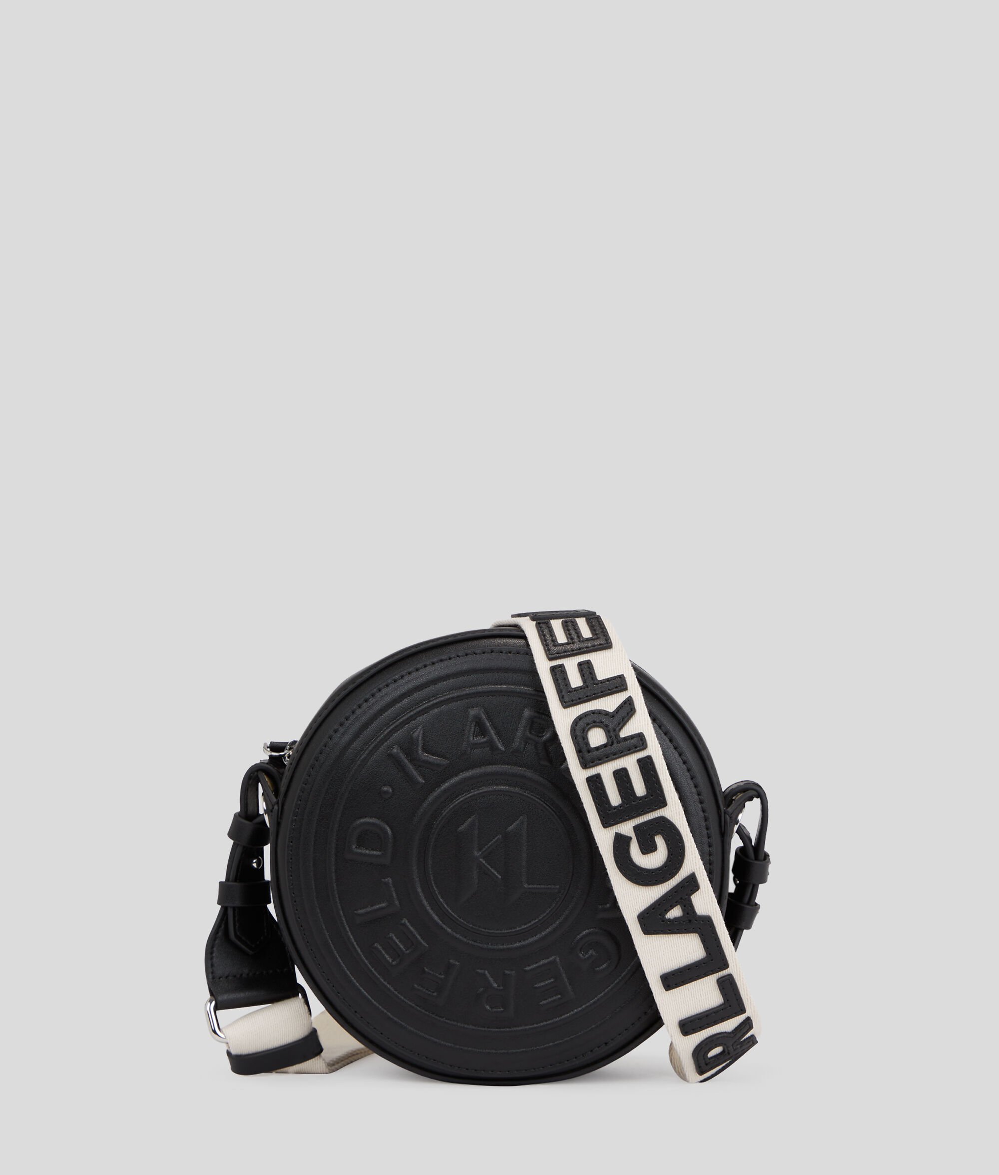 SAC BANDOULIÈRE CIRCULAIRE AVEC LOGO EN RELIEF K/CIRCLE