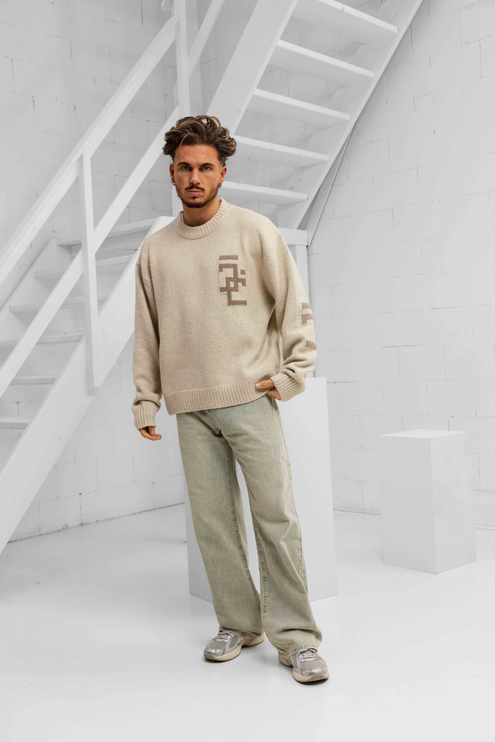 Project x Paris Barrel Fit Jeans Heren Lichtblauw