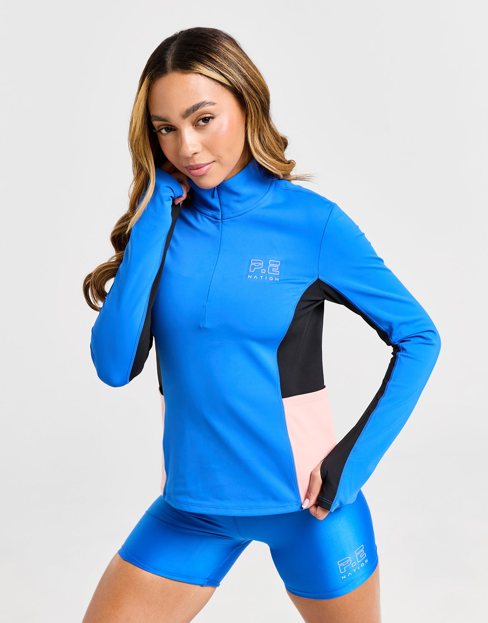 PE Nation Haut Zippé Enduro Colour Block Femme